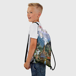 Рюкзак-мешок HEROES, цвет: 3D-принт — фото 2