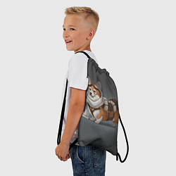 Рюкзак-мешок КОРГИ ПИЛОТ, цвет: 3D-принт — фото 2