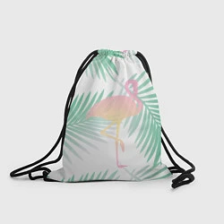 Рюкзак-мешок Фламинго в джунглях, цвет: 3D-принт
