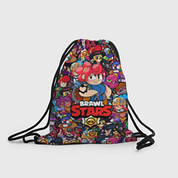 Рюкзак-мешок BRAWL STARS: PAM, цвет: 3D-принт