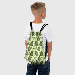 Рюкзак-мешок Авокадо паттерн, цвет: 3D-принт — фото 2