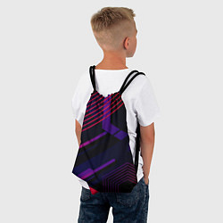 Рюкзак-мешок Modern Geometry, цвет: 3D-принт — фото 2