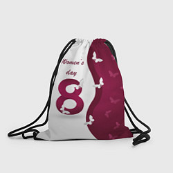 Рюкзак-мешок Womens Day, цвет: 3D-принт