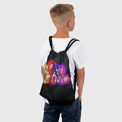 Рюкзак-мешок Соник и команда, цвет: 3D-принт — фото 2