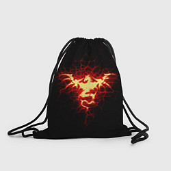 Рюкзак-мешок Огненный Дракон, цвет: 3D-принт