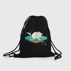 Рюкзак-мешок Flat earth Cat, цвет: 3D-принт