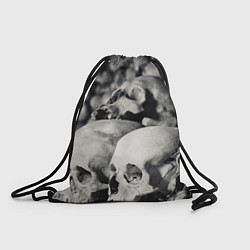 Рюкзак-мешок ЧЕРЕПА, цвет: 3D-принт