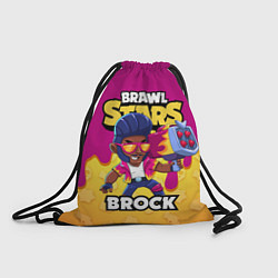 Рюкзак-мешок BRAWL STARS BROCK, цвет: 3D-принт