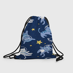 Рюкзак-мешок КОСМОКОТ, цвет: 3D-принт