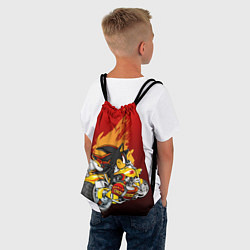 Рюкзак-мешок Ёж Шедоу, цвет: 3D-принт — фото 2
