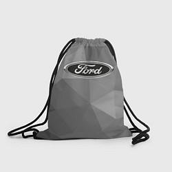 Рюкзак-мешок Ford чб, цвет: 3D-принт