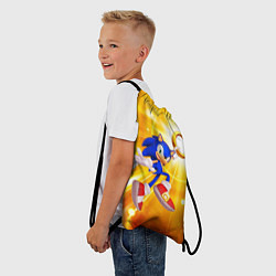 Рюкзак-мешок Sonic, цвет: 3D-принт — фото 2