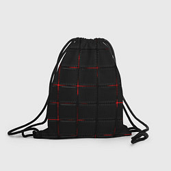 Мешок для обуви 3D Плиты Red & Black