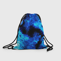 Рюкзак-мешок СИНИЙ ОГОНЬ, цвет: 3D-принт
