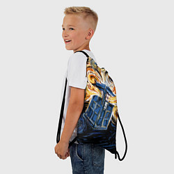 Рюкзак-мешок Van Gogh Tardis, цвет: 3D-принт — фото 2