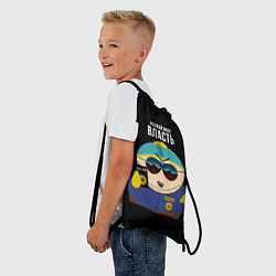 Рюкзак-мешок South Park Картман полицейский, цвет: 3D-принт — фото 2