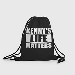 Рюкзак-мешок KENNYS LIFE MATTERS, цвет: 3D-принт