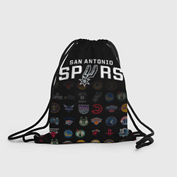 Рюкзак-мешок San Antonio Spurs 2, цвет: 3D-принт