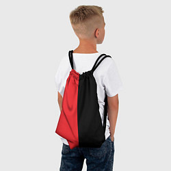 Рюкзак-мешок BLACK RED, цвет: 3D-принт — фото 2