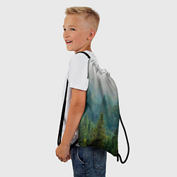 Рюкзак-мешок Лес, цвет: 3D-принт — фото 2