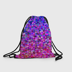 Мешок для обуви Треугольники мозаика пиксели