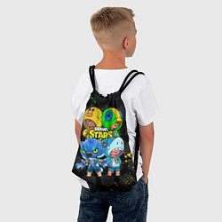 Рюкзак-мешок Brawl Stars Leon Quattro, цвет: 3D-принт — фото 2