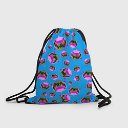 Рюкзак-мешок 6IX9INE GOOBA, цвет: 3D-принт