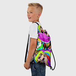 Рюкзак-мешок 6IX9INE, цвет: 3D-принт — фото 2