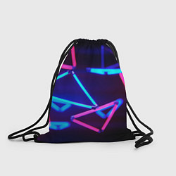 Рюкзак-мешок ABSTRACTION NEON, цвет: 3D-принт