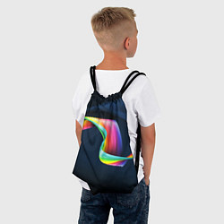 Рюкзак-мешок OPTICAL ABSTRACT, цвет: 3D-принт — фото 2