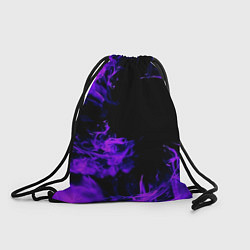 Рюкзак-мешок ФИОЛЕТОВЫЙ ОГОНЬ, цвет: 3D-принт