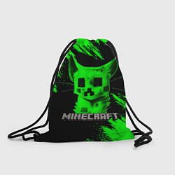 Рюкзак-мешок MINECRAFT CREEPER CAT, цвет: 3D-принт