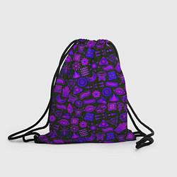 Рюкзак-мешок Узоры символы этнический шаман, цвет: 3D-принт