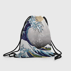Рюкзак-мешок The great wave off kanagawa, цвет: 3D-принт