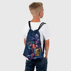 Рюкзак-мешок AQUAMAN HEROES, цвет: 3D-принт — фото 2