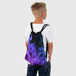 Рюкзак-мешок ОГОНЬ НЕОН, цвет: 3D-принт — фото 2