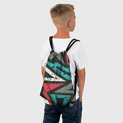 Рюкзак-мешок Geometric Abstraction, цвет: 3D-принт — фото 2