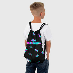 Рюкзак-мешок Marshmello, цвет: 3D-принт — фото 2