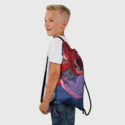 Рюкзак-мешок Коронавирус, цвет: 3D-принт — фото 2