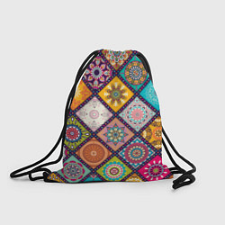 Рюкзак-мешок Узоры мандалы, цвет: 3D-принт