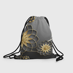 Рюкзак-мешок 3D цветы, цвет: 3D-принт