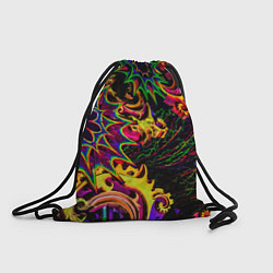 Рюкзак-мешок МИМЕЗИС НЕОНОВЫЙ, цвет: 3D-принт