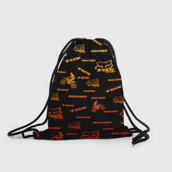 Рюкзак-мешок Форма для мотокросса FOX, цвет: 3D-принт