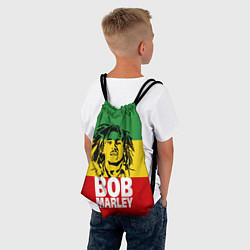 Рюкзак-мешок Bob Marley, цвет: 3D-принт — фото 2