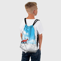 Рюкзак-мешок Лиса и небеса, цвет: 3D-принт — фото 2