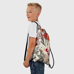 Рюкзак-мешок Полевые цветы, цвет: 3D-принт — фото 2