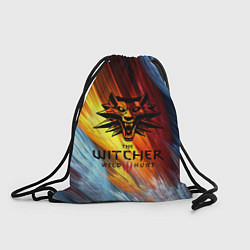Рюкзак-мешок The Witcher Ведьмак Logo, цвет: 3D-принт