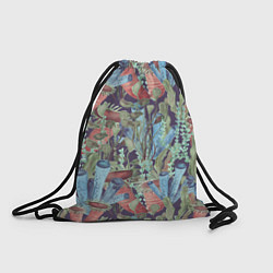 Рюкзак-мешок Водоросли на морском дне, цвет: 3D-принт