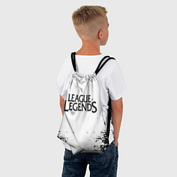 Рюкзак-мешок League of legends, цвет: 3D-принт — фото 2