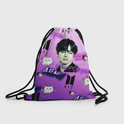 Рюкзак-мешок I purple you, цвет: 3D-принт